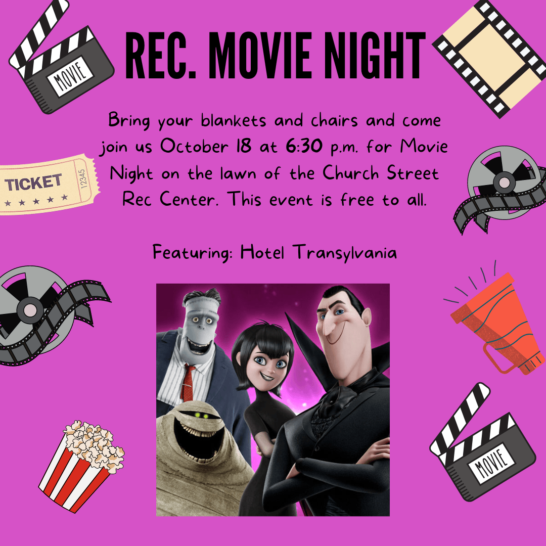 Rec Movie Night advertisement. 