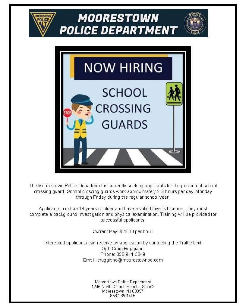 Crossing guard flyer 